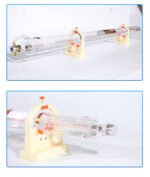 80W-180W CO2 Laser Tube for Cutting Marking Engraving Equipment Parts New Condition Wavelength 1064nm - 图片 3
