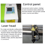 New 6090 CO2 Laser Engraver for Industrial Use Decorative Apparel Stone Rubber Plastic Wood Cutting - 图片 6