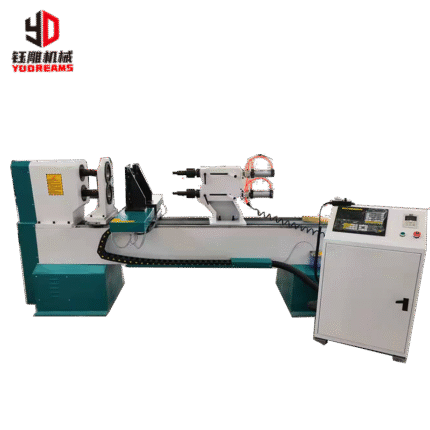 CNC Motor-Driven Billiard Cue Wood Turning Lathe Machine with DSP Control Heavy Cast Iron Bed for Pool Cues Easy to Operate
