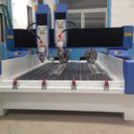 4-Axis Rotary CNC Router for Stone 7.5kW Power 380V Voltage 600mm Max Cutting Thickness High Productivity - 图片 2