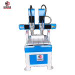 High Precision 4 Axis Woodworking CNC Router 4060 Double Spindle with NC Studio Syntec Richauto Control System for Wood Carving